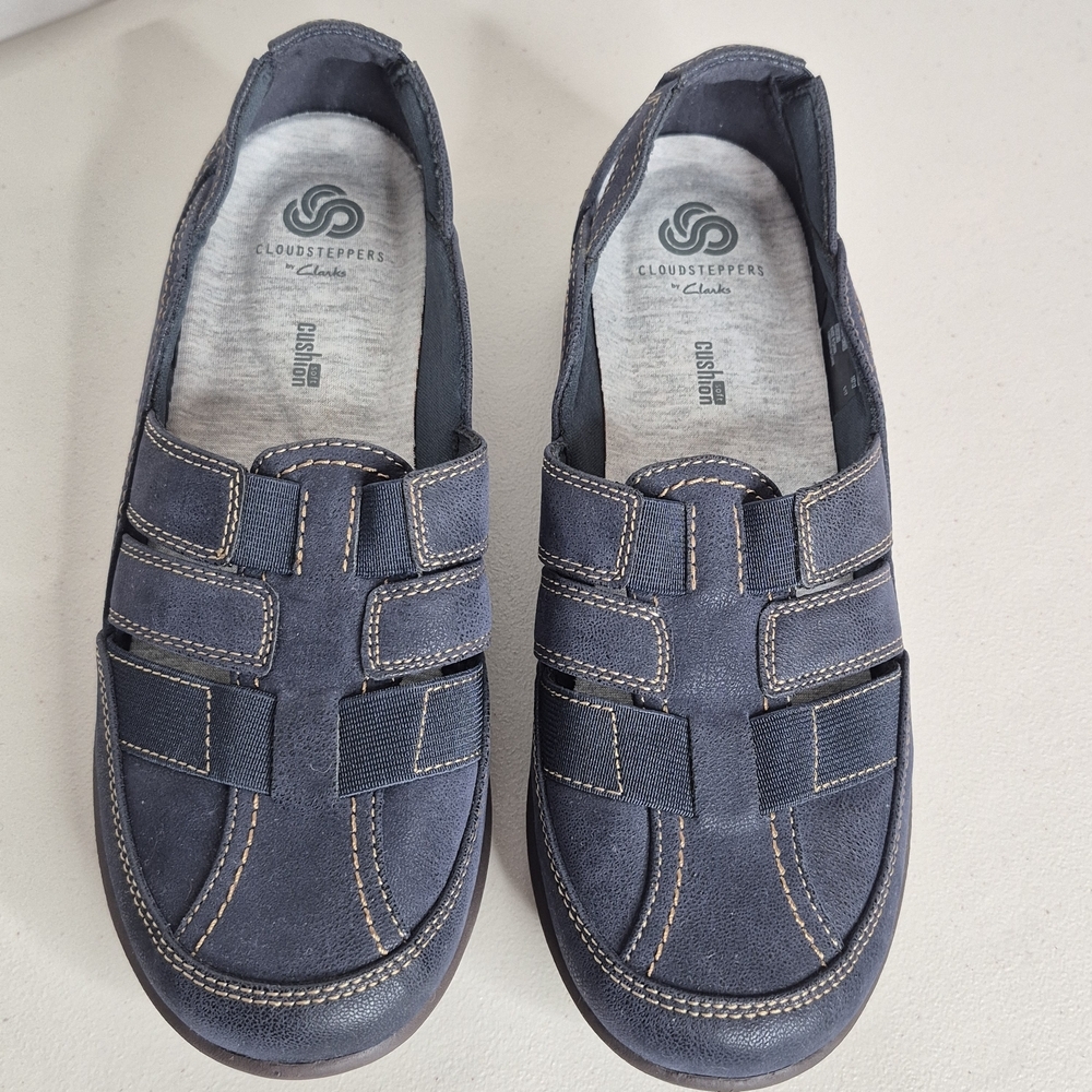 Clarks Cloudsteppers Sillian Stork Slip-on Shoes - Size 7.5 - Picture 7 of 12